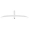 Ekena Millwork Bellingham Architectural Grade PVC Gable Bracket, 84"W x 21"H x 4"D x 4"F, 6/12 Pitch GBP084X21X0404BEL00 - alternate 4